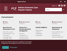 Tablet Screenshot of iacpcatania.it